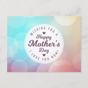 I Kärlek You Mamma Mors dag vykort