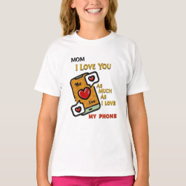 I Kärlek You Mamma Roligt Humous T Shirt