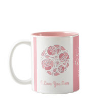 I Kärlek You Mamma Rosa White Mors dag