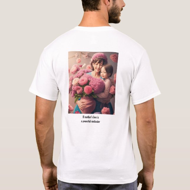 I Kärlek You Mamma T Shirt (Baksida)