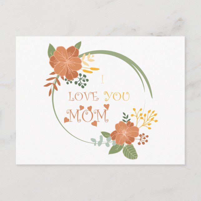 I Kärlek You Mamma Vykort (Framsida)