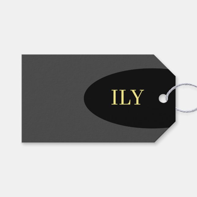 "I Kärlek You" Märkre Presentetikett (Framsidan (Horisontell))