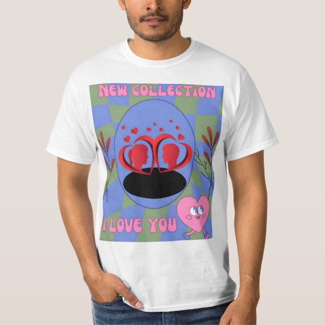 "I Kärlek You - Minimalist Value Edition" T Shirt (Framsida)