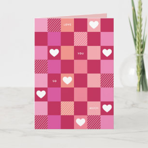 I Kärlek You Modern Valentine Day Helgkort