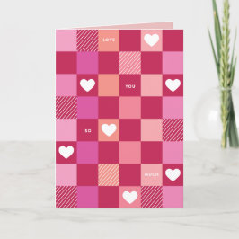 I Kärlek You Modern Valentine Day Helgkort