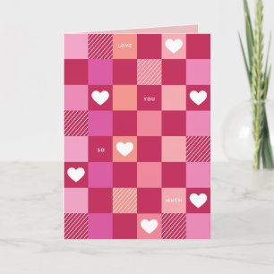 I Kärlek You Modern Valentine Day Helgkort