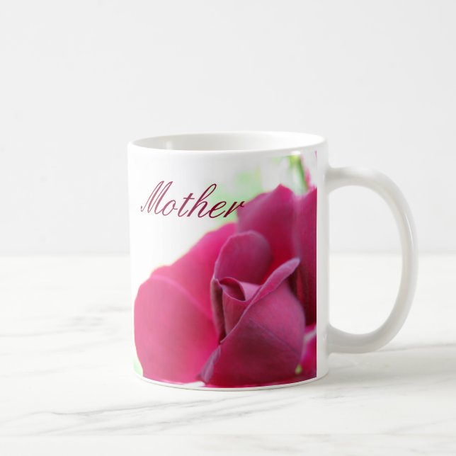 I Kärlek You Mor Soft Rosa ros Kaffemugg (Höger)