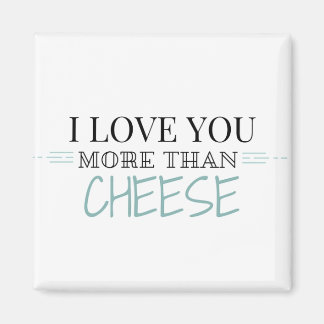 "I Kärlek You more than Cheese" Magnet