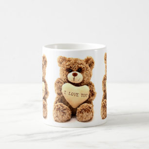 I Kärlek You Nalle White Coffee Mugg