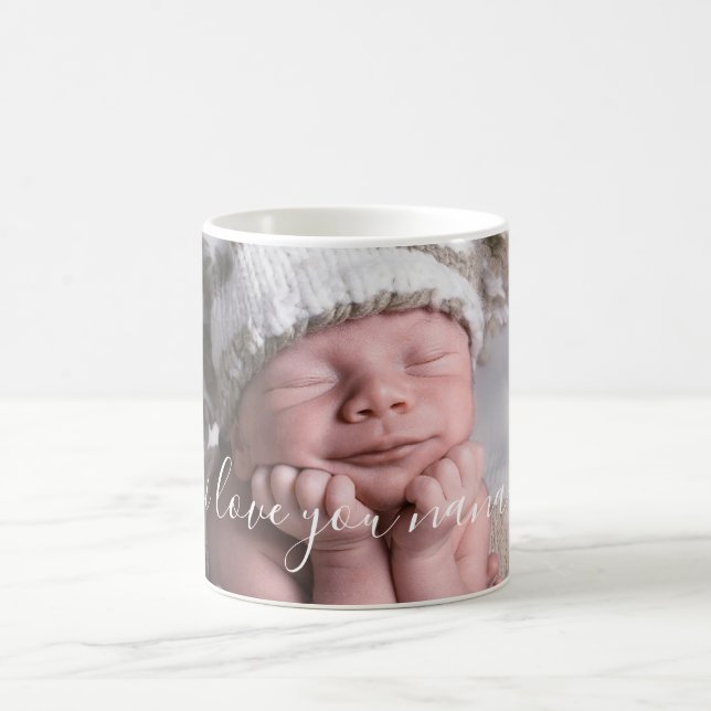 I Kärlek You Nana DIY Photo Mugg (Center)