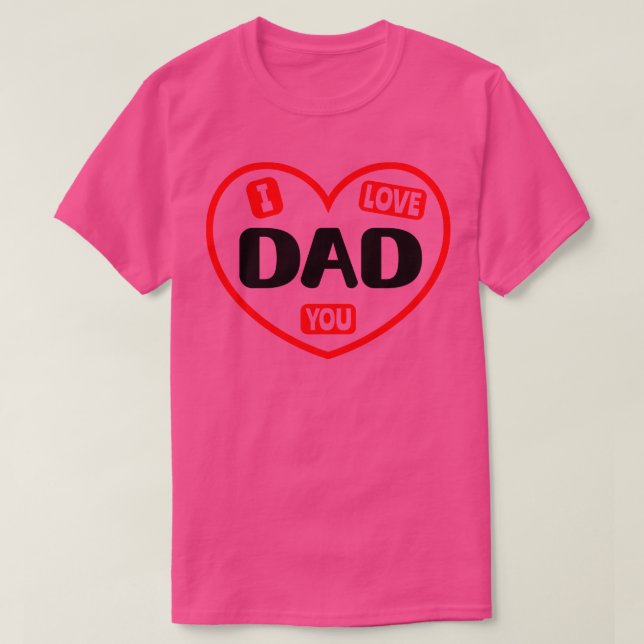 I Kärlek You Pappa 1 T Shirt (Design framsida)
