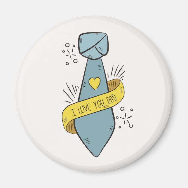 I Kärlek You Pappa Fars dag | Magnet (Framsidan)