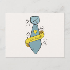 I Kärlek You Pappa Fars dag | vykort