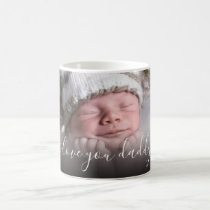 I Kärlek You pappa Single Photo Template Mugg