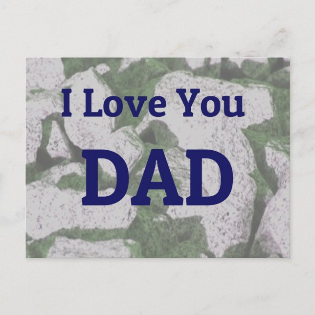 I Kärlek You Pappa vykort (Framsida)