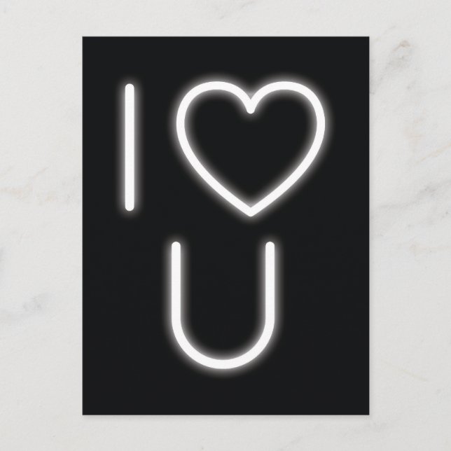 I Kärlek You Postcard Vykort (Framsida)