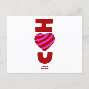 I Kärlek You Postcard Vykort