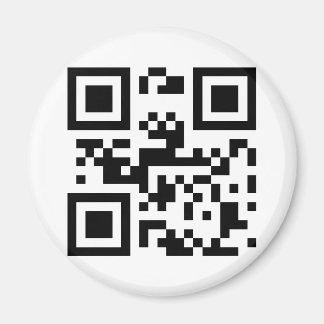 I Kärlek You - QR-kod Magnet (Framsidan)