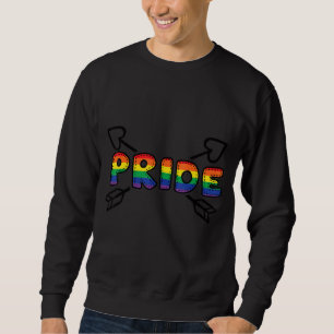 I Kärlek You Rainbow Hearts Lgbt Gay Lesbisk Pride Lång Ärmad Tröja