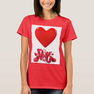 I Kärlek You - Romantic Red Heart Women's T-Shirt