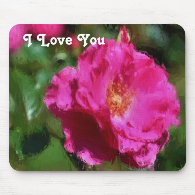 I Kärlek You Rosa ros Musmatta (Framsidan)