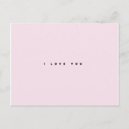 I Kärlek You Rosa Vykort