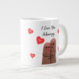 I Kärlek You Schmoopy Valentines Jumbo Mugg