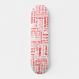 I Kärlek You Skateboard Bräda 21,5 Cm