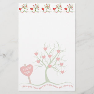 I Kärlek You Stationery Brevpapper