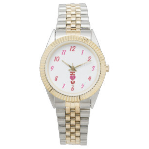 I Kärlek You Unisex 2-Tone Bracelet Watch Armbandsur