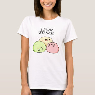 I Kärlek You Väldigt Mochi Funny Food Pun T Shirt