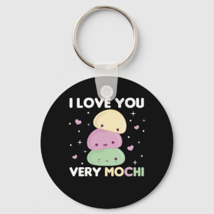 I Kärlek You Väldigt Mochi - Kawaii Mochi Ice Cr Nyckelring