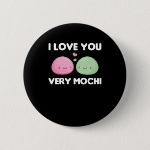 I Kärlek You Väldigt Mochi - Kawaii Mochi Ice Crea Knapp