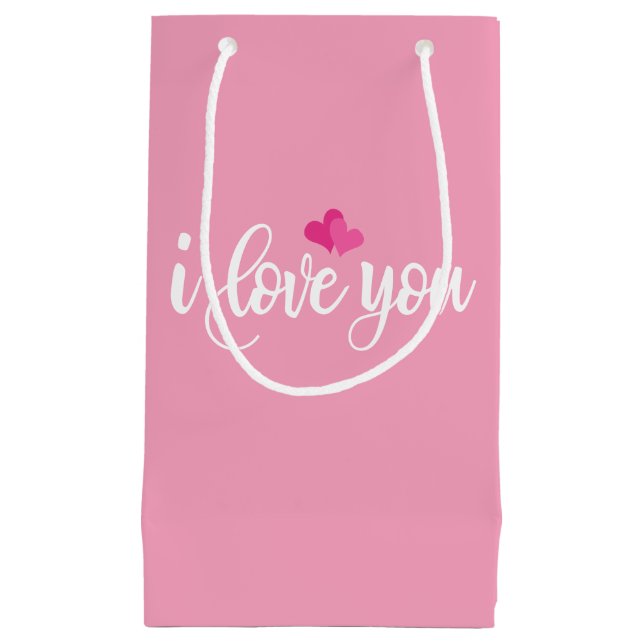 I Kärlek You Valentine Calligraphy | Gift Bag (Framsidan)