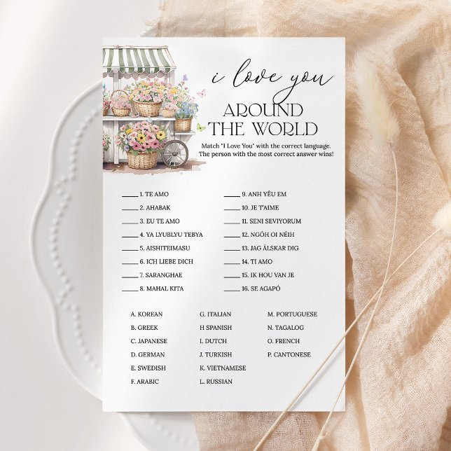 I Kärlek You Värld runt Market Möhippa Game (Skapare uppladdad)