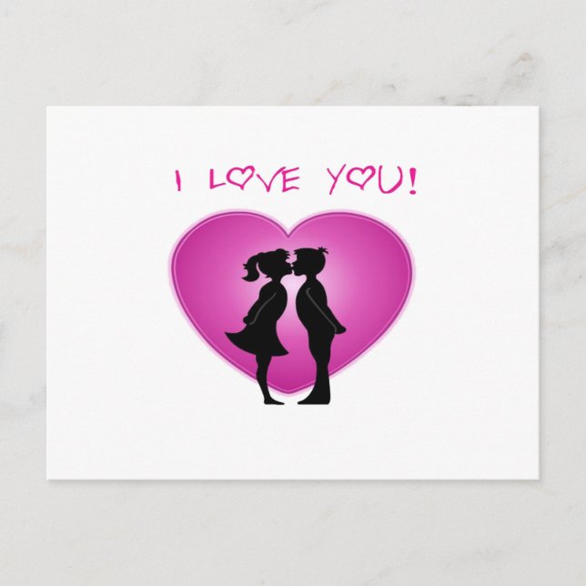 I Kärlek You Vykort (Framsida)