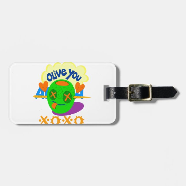 I Kärlek You XOXO vackra fantastisk Graphic text A Bagagebricka (Horisontell Framsida)