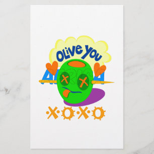 I Kärlek You XOXO vackra fantastisk Graphic text A Brevpapper