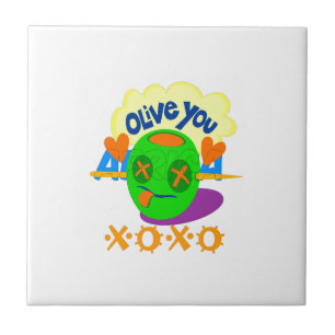 I Kärlek You XOXO vackra fantastisk Graphic text A Kakelplatta