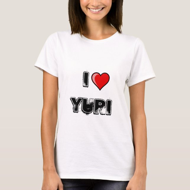 I Kärlek Yuri T-shirt (Framsida)