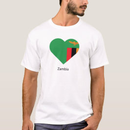 I Kärlek Zambia T Shirt