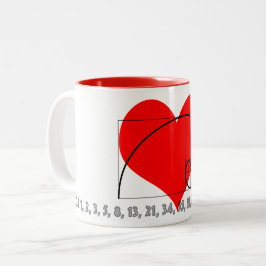 I Kärlek Zero, One och Fibonacci Mugg