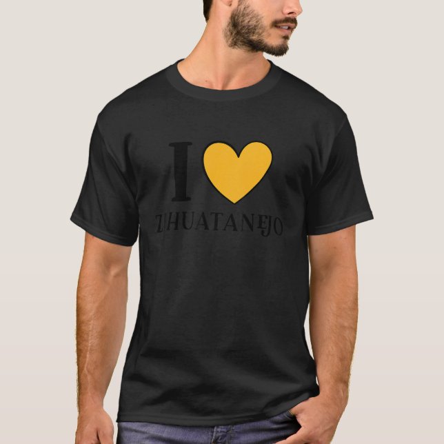 I Kärlek Zihuatanejo, Mexiko 10 T Shirt (Framsida)