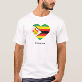 I Kärlek Zimbabwe T Shirt