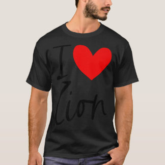 I Kärlek Zion Namn Personlig Manar Guy BFF Friend  T Shirt