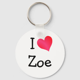 I Kärlek Zoe Nyckelring