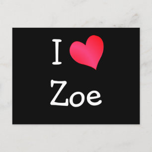 I Kärlek Zoe Vykort