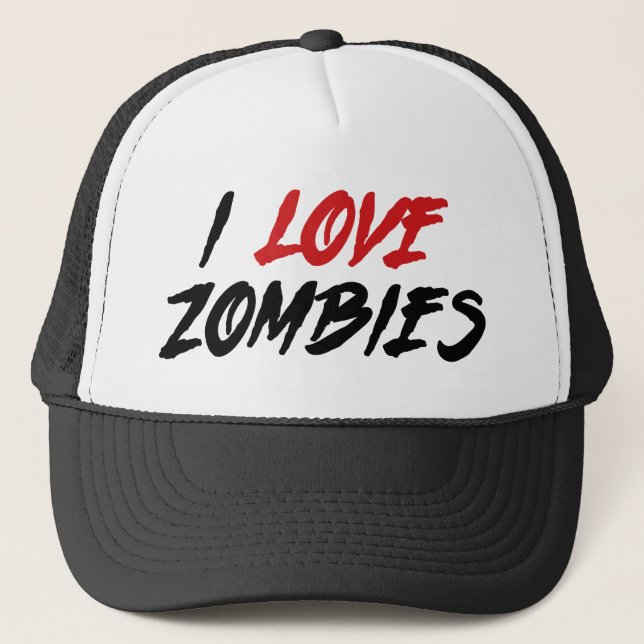 I Kärlek Zombies Keps (Framsida)