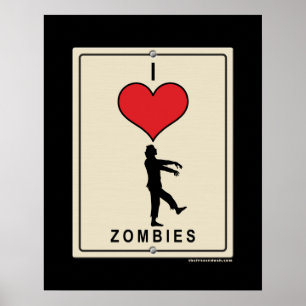I Kärlek Zombies Poster
