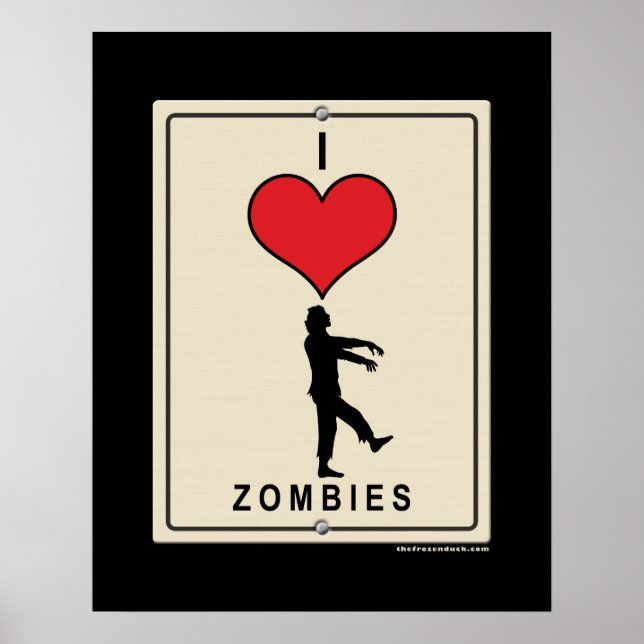 I Kärlek Zombies Poster (Framsidan)